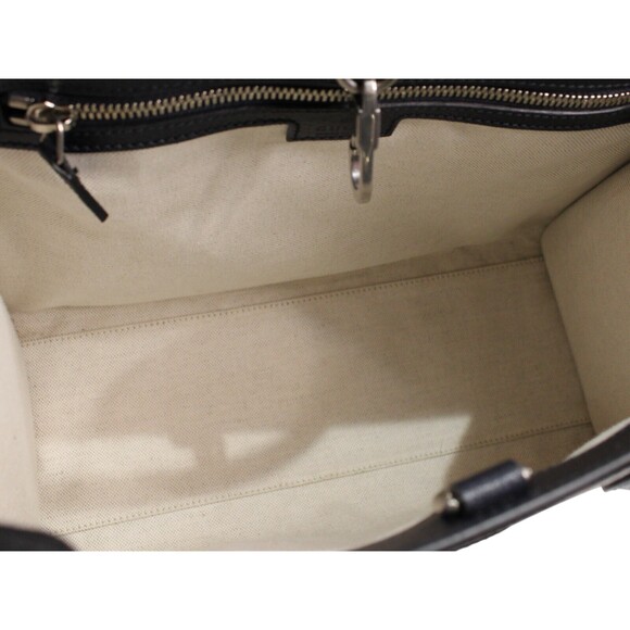 GUCCI GG Supreme Tote Bag beige Navy Blue the - Picture 8 of 8